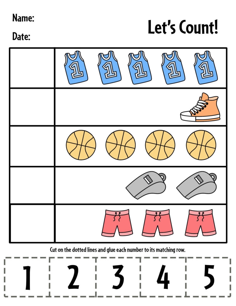 Free Cut amp Paste Activities For Preschool Variety Pack The 