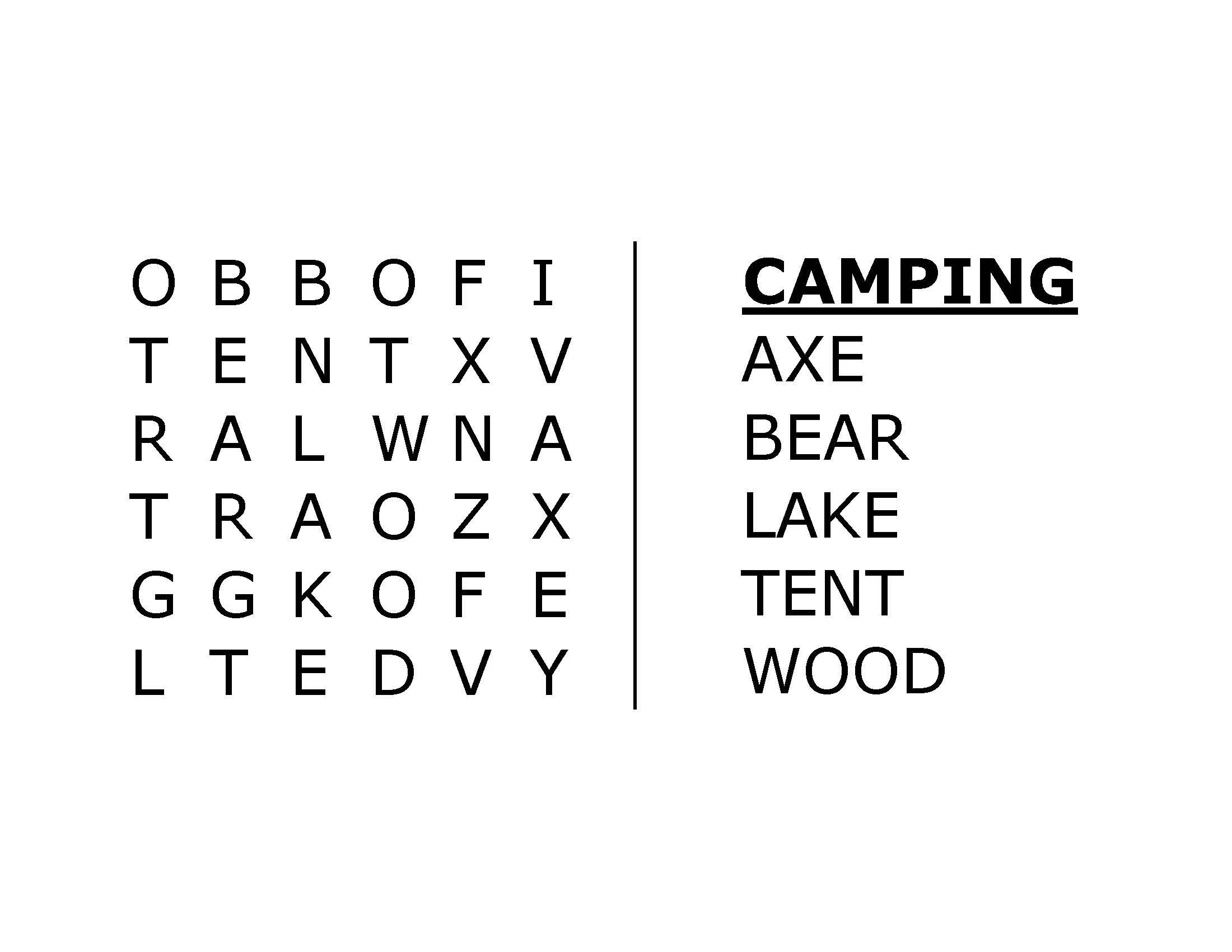 Free Printable Activity Sheets For Elderly
