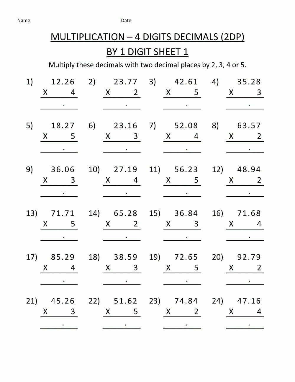 Free Printable Worksheets For 5th Graders
