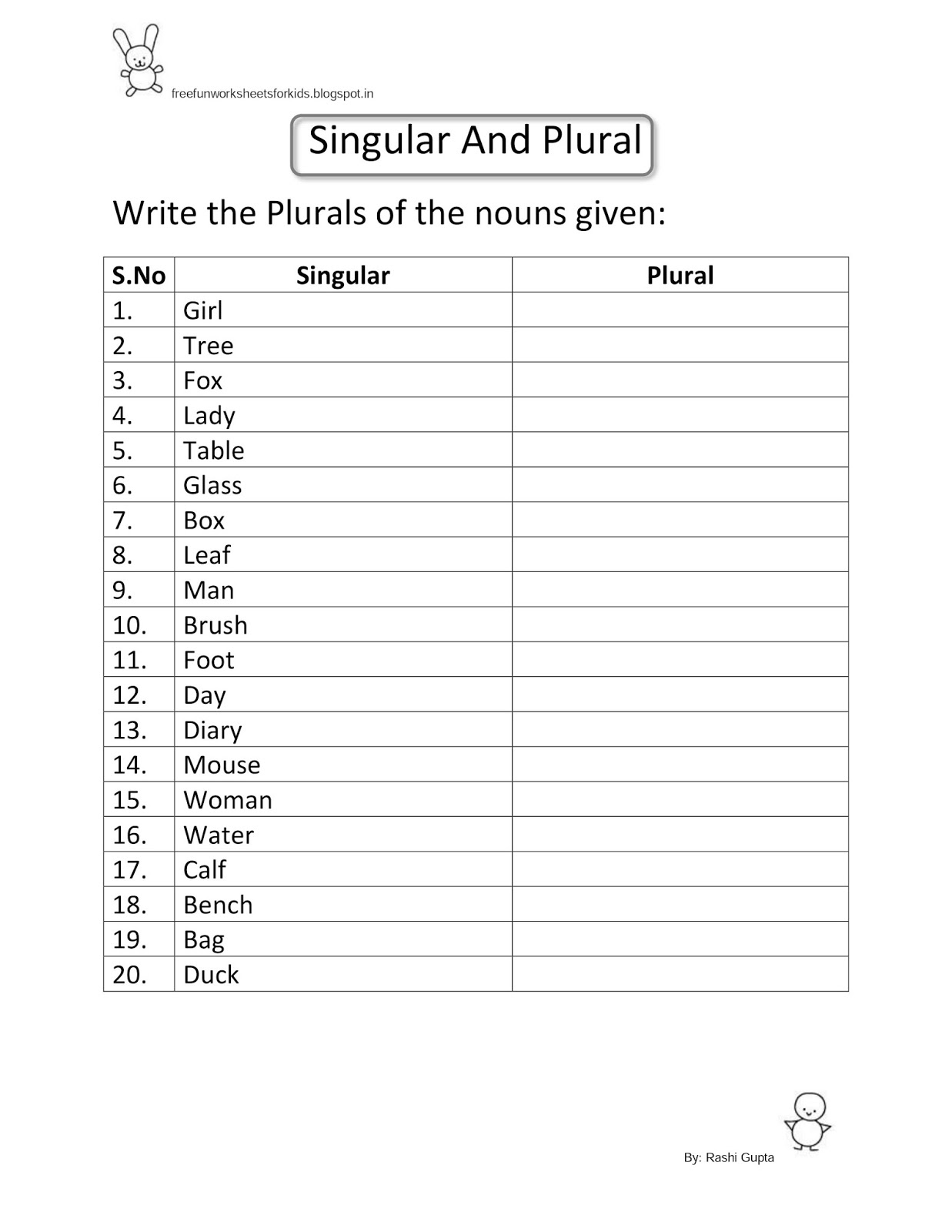 Free Fun Worksheets For Kids Free Printable Fun English 