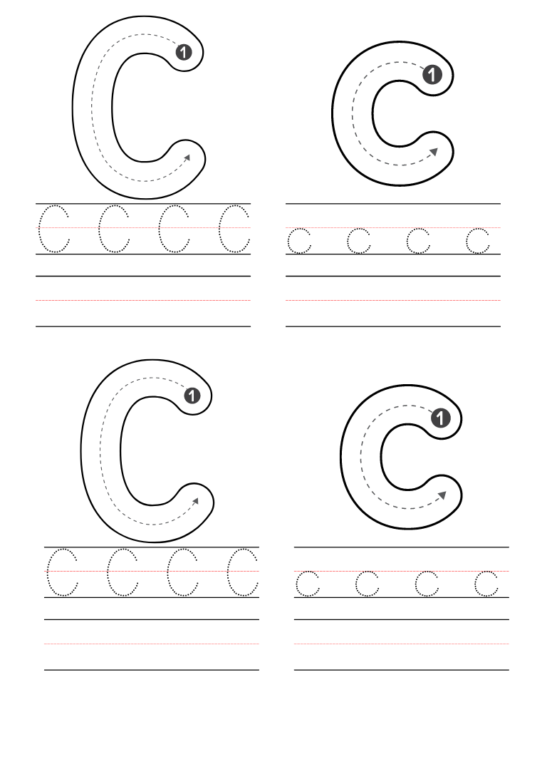 Preschool Letter C Worksheets Printable
