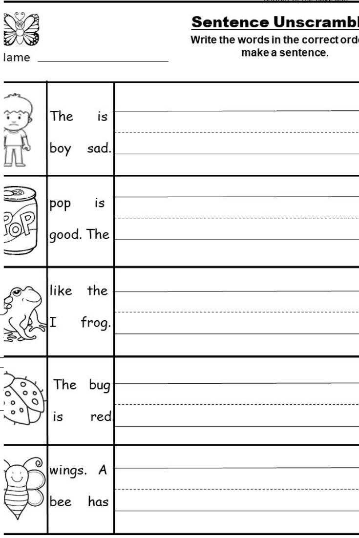 Free Printable Worksheets For Writing