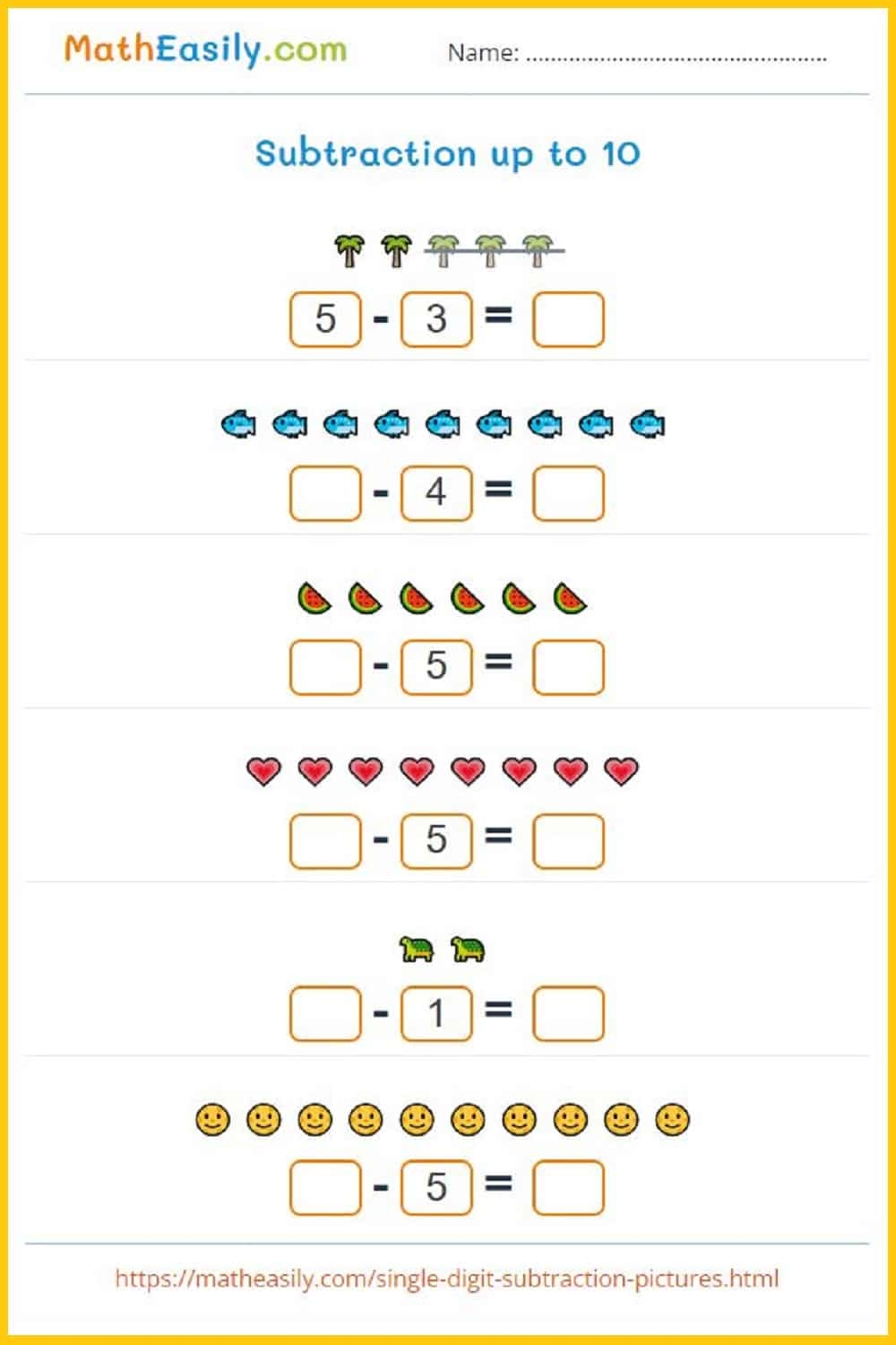 Worksheets Free Printable Math