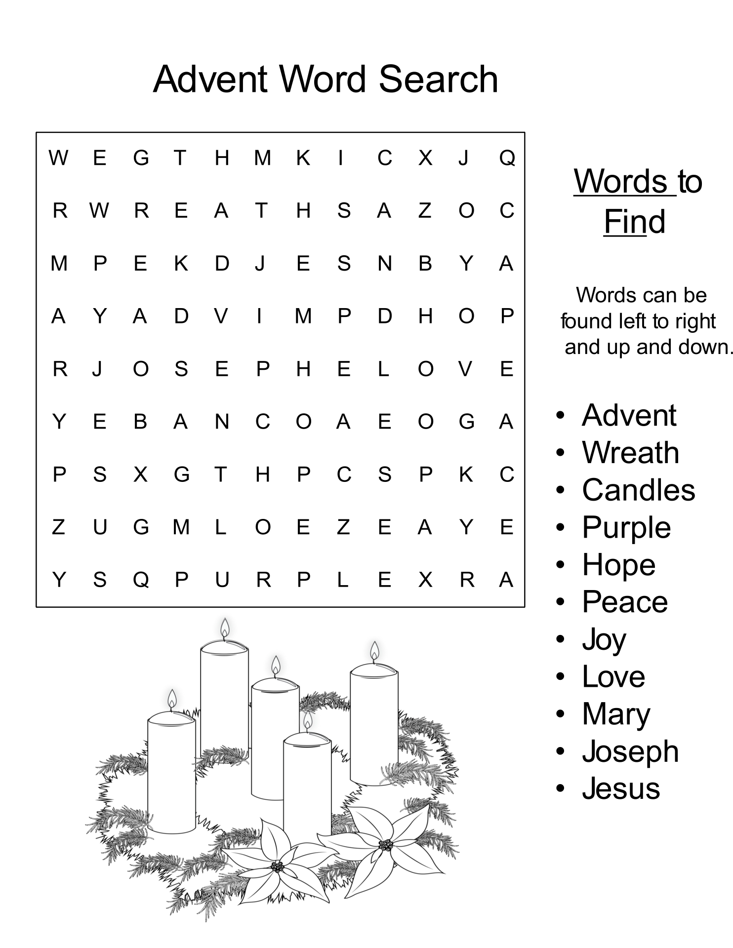 Free Printable Advent Worksheets For Festive Learning And Fun