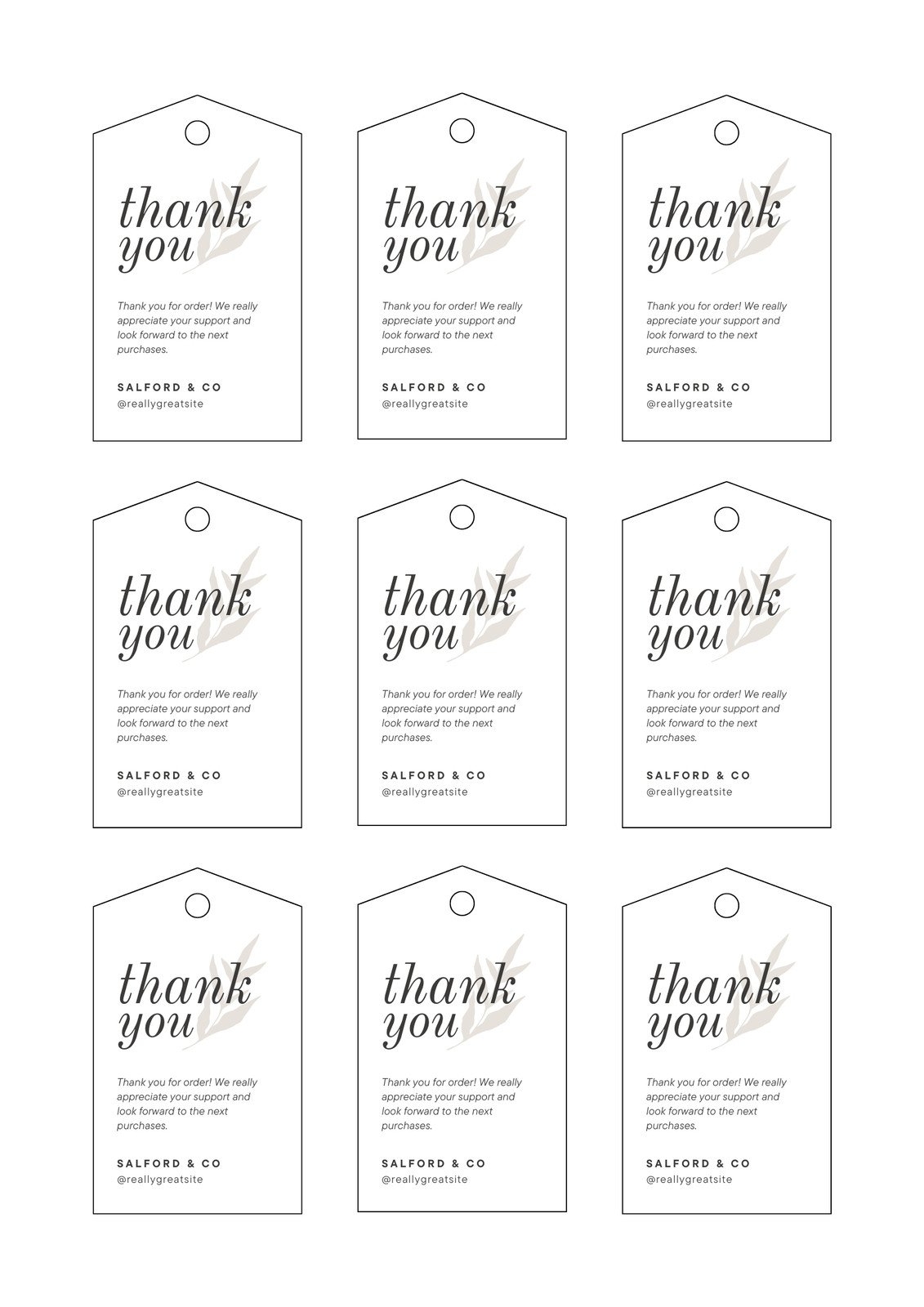 Free Printable And Customizable Gift Tag Templates Worksheets 