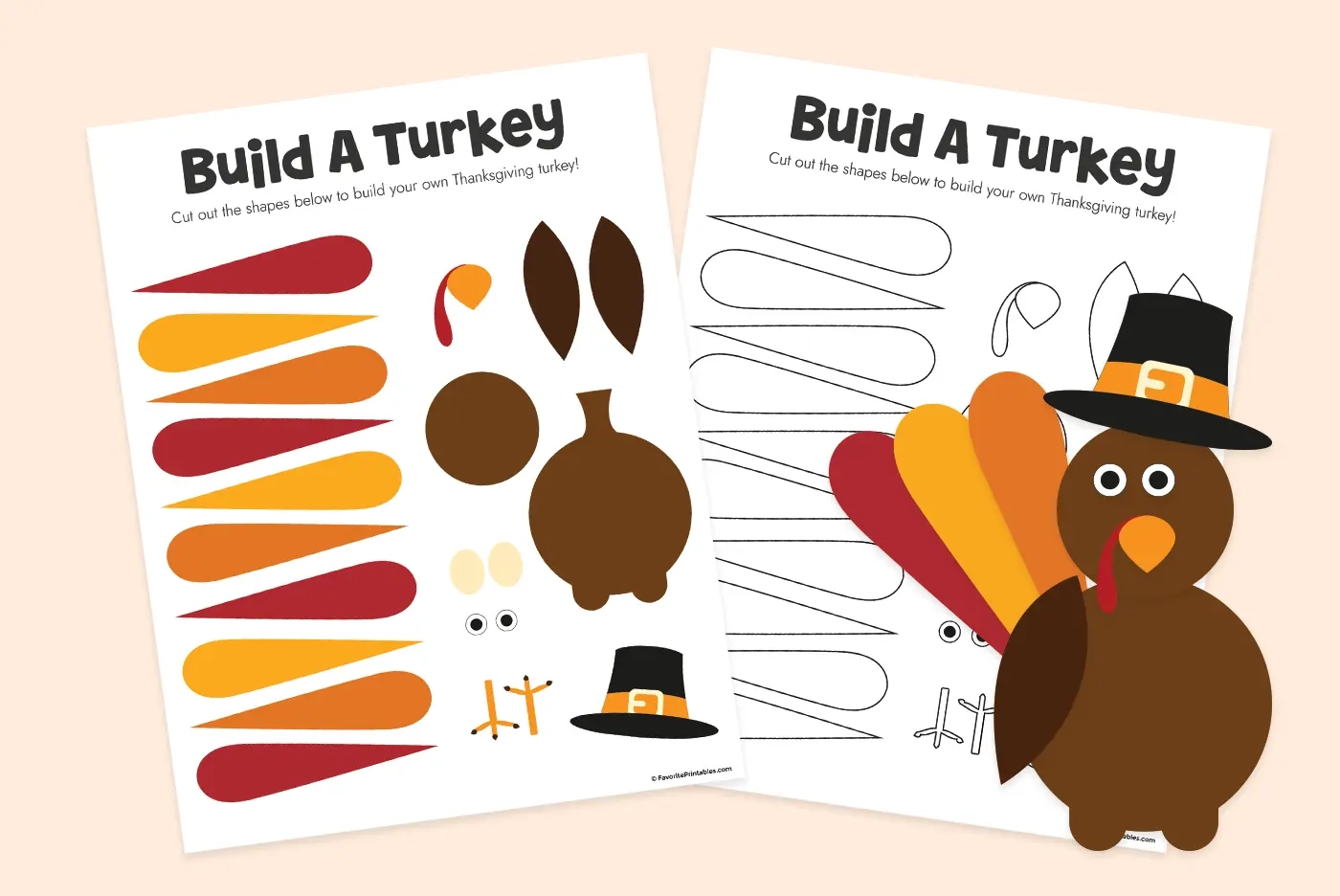 Free Printable Turkey Craft Template