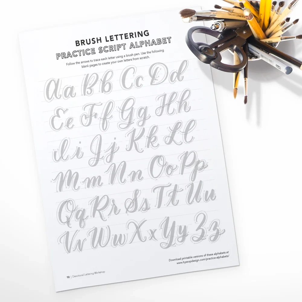 Free Printable Calligraphy Template