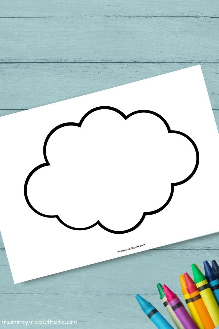 Clouds Printable Template