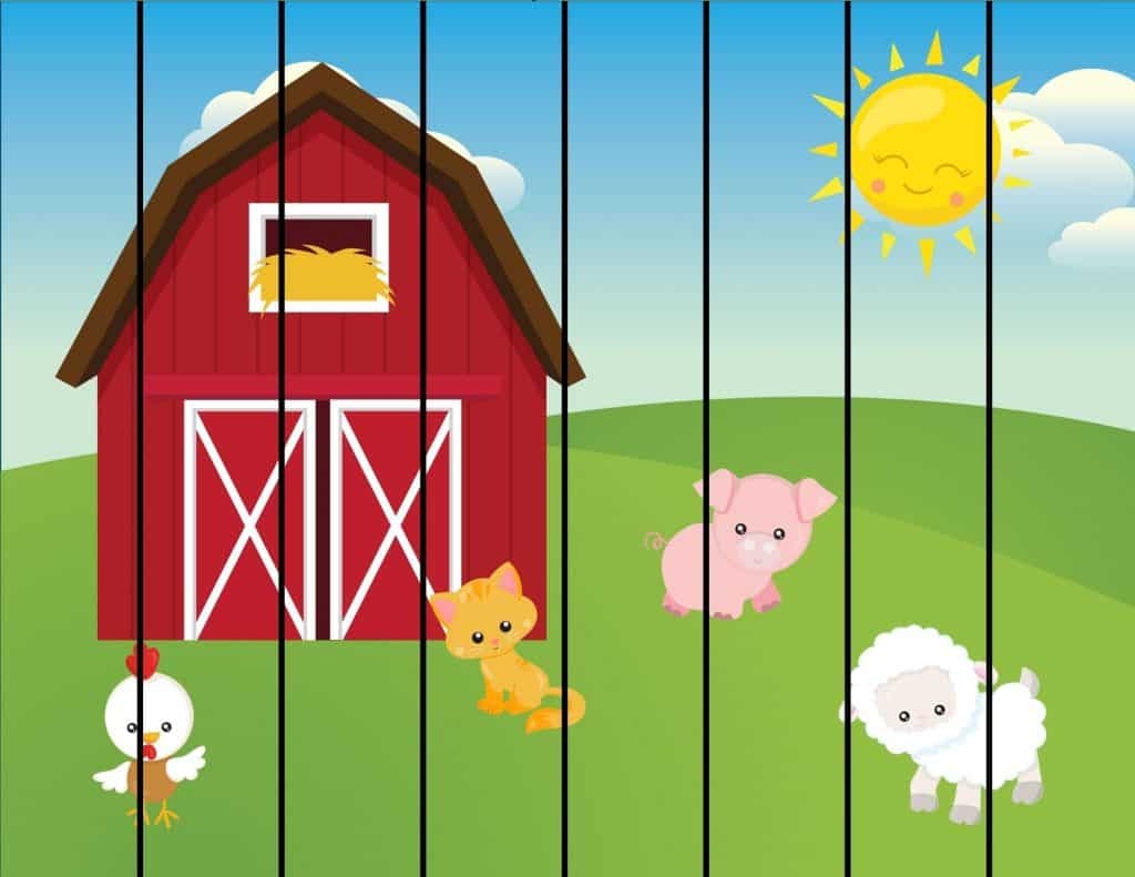FREE Printable Farm Jigsaw Puzzles For Kids My Printable Home