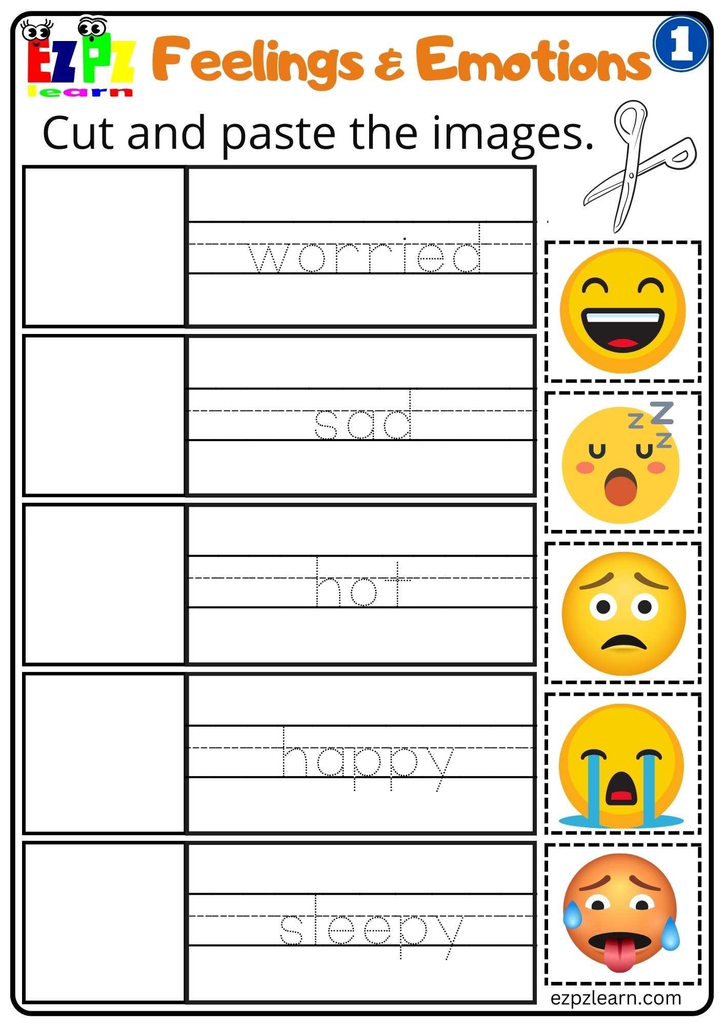 FREE Printable Feelings And Emotions Worksheets Worksheets Library