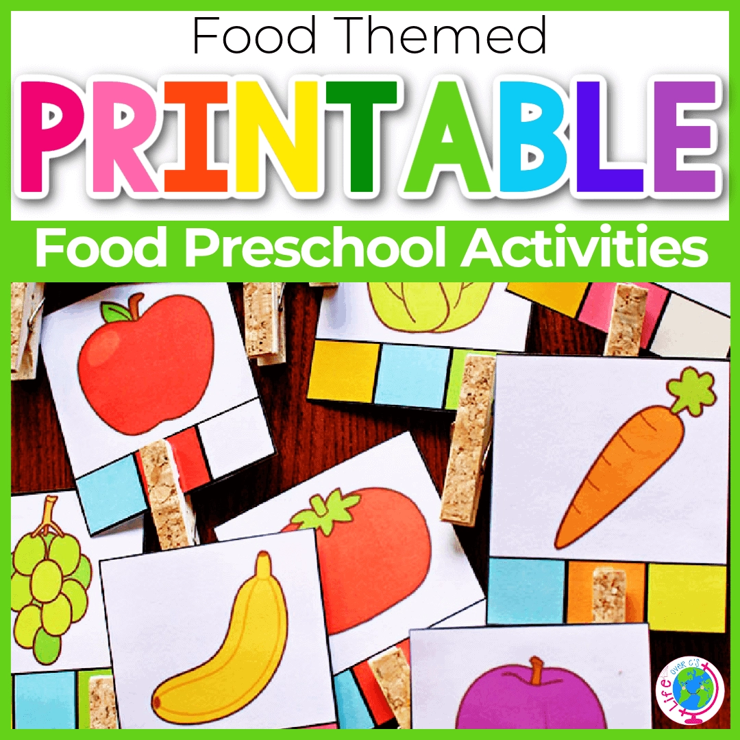 Free Printable Food Games amp Activities For Preschoolers