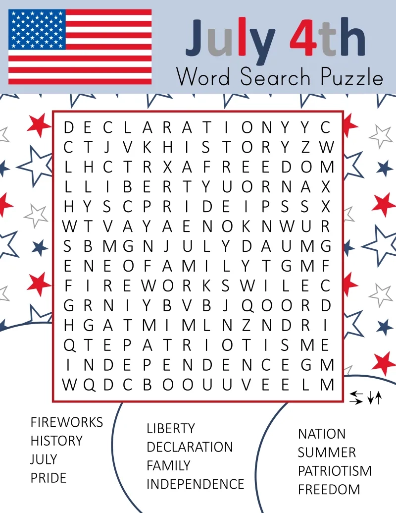 Free Printable Fourth Of July Coloring Pages amp Activities For Kids