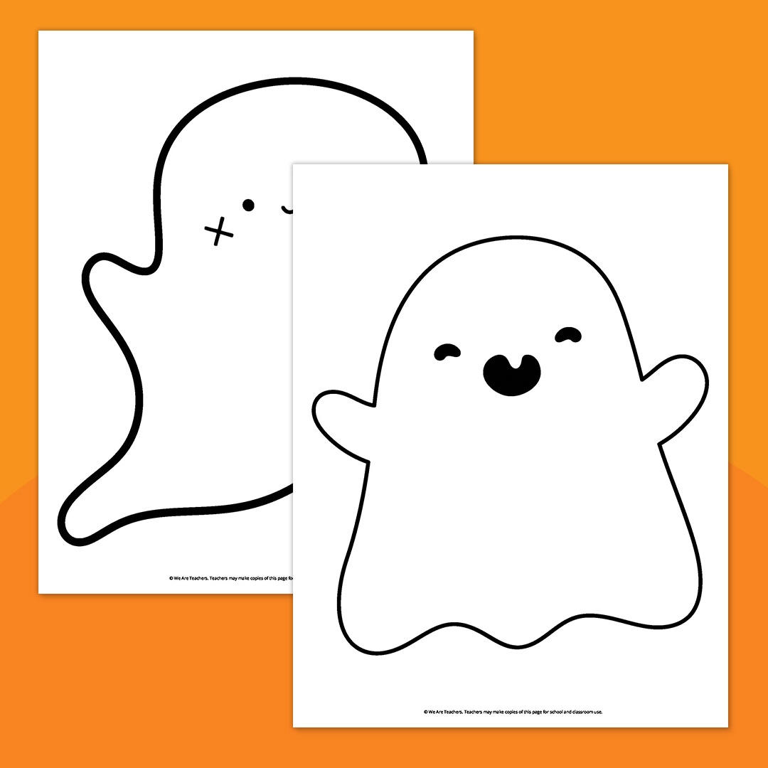 Printable Ghost Template