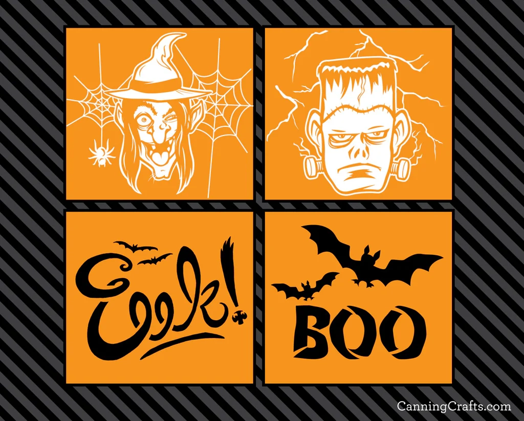 Free Printable Halloween Pumpkin Carving Templates CanningCrafts