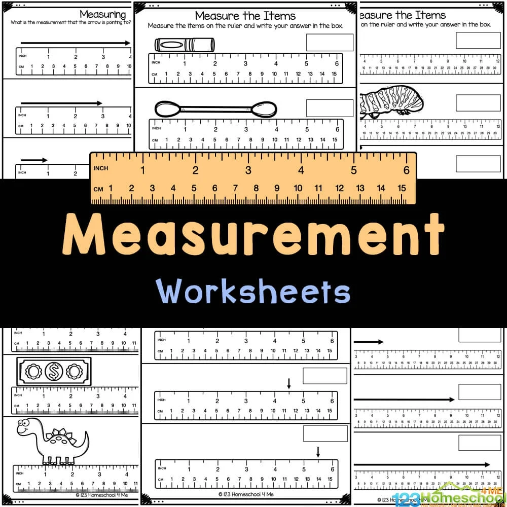 Free Printable Measuring Worksheets