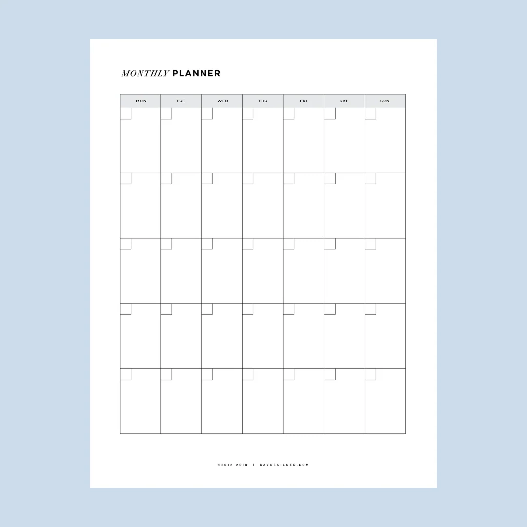 Day Designer Printable Pages