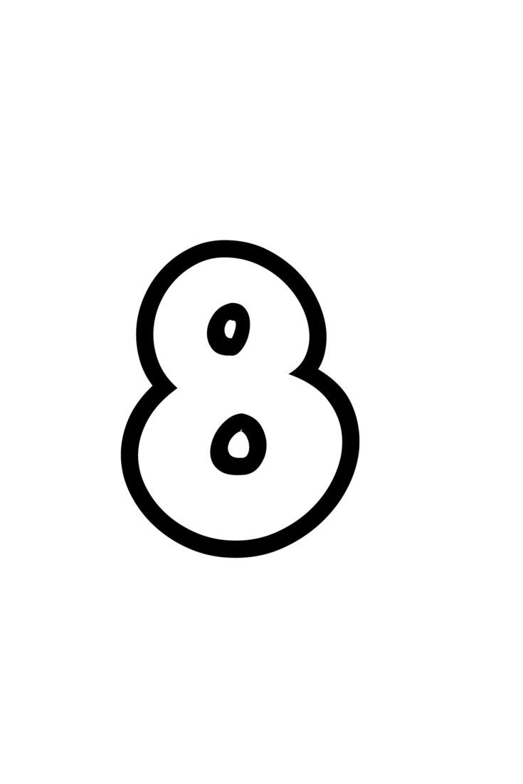 Free Printable Number Bubble Letters 0 100