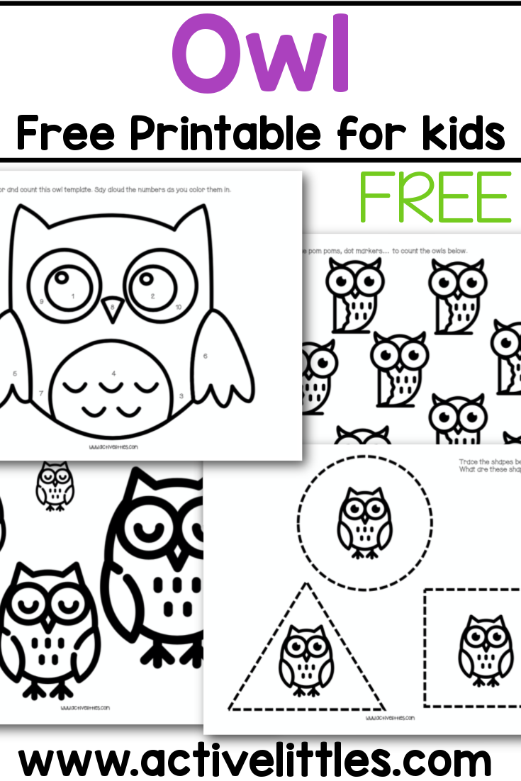 Printable Owl Pattern Template