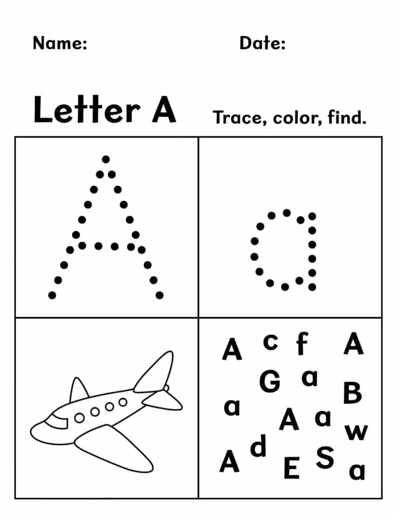Free Printable Preschool Worksheets The Hollydog Blog 