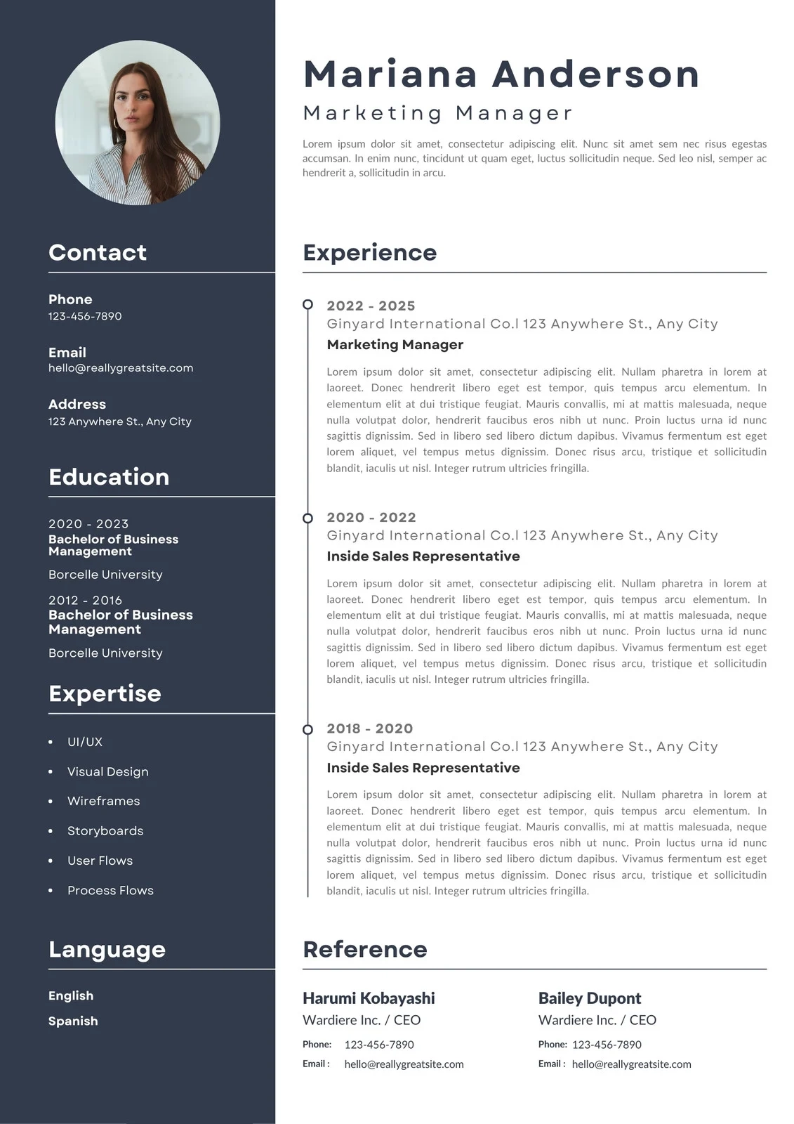 Free Printable Resume Templates You Can Customize Canva