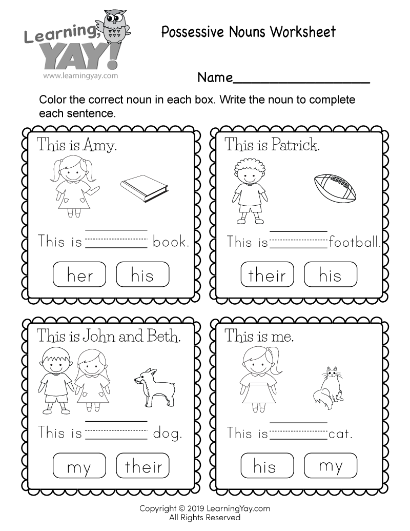 Free Printable 1st Grade Worksheets School