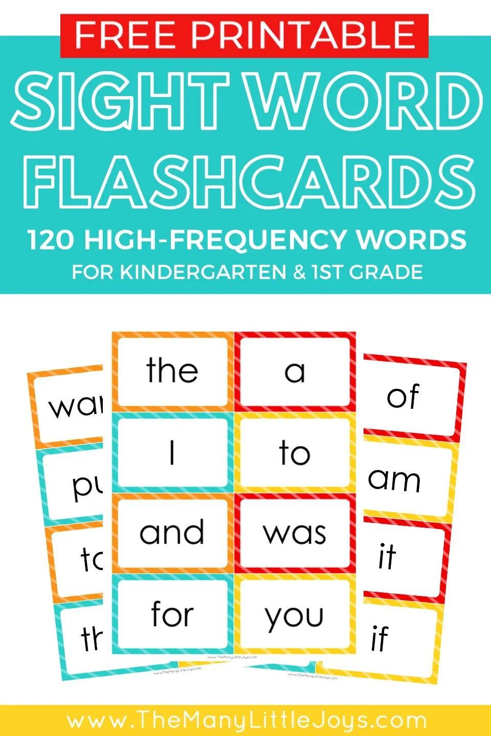 Free Printable Sight Word