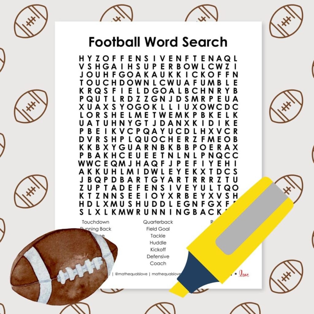 Free Printable Sports Themed Puzzles amp Activities PDFs 