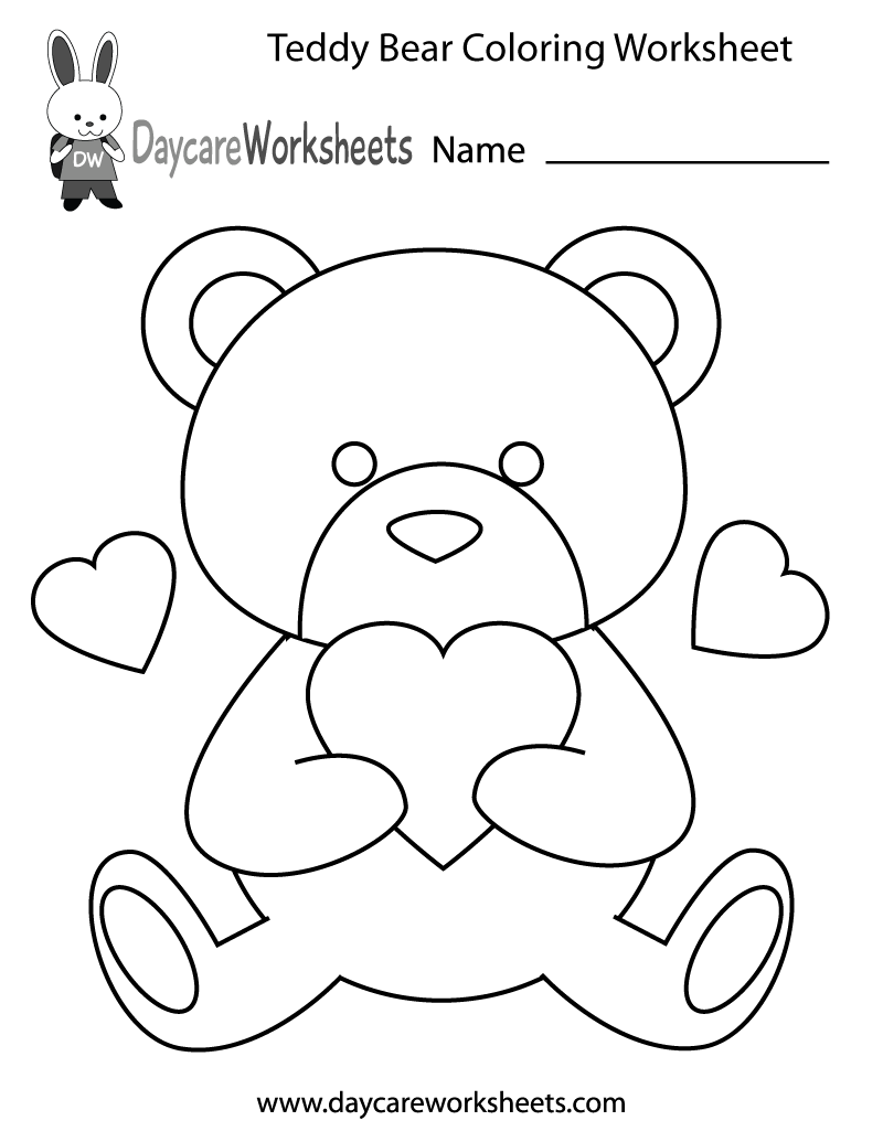 Teddy Bear Template Printable