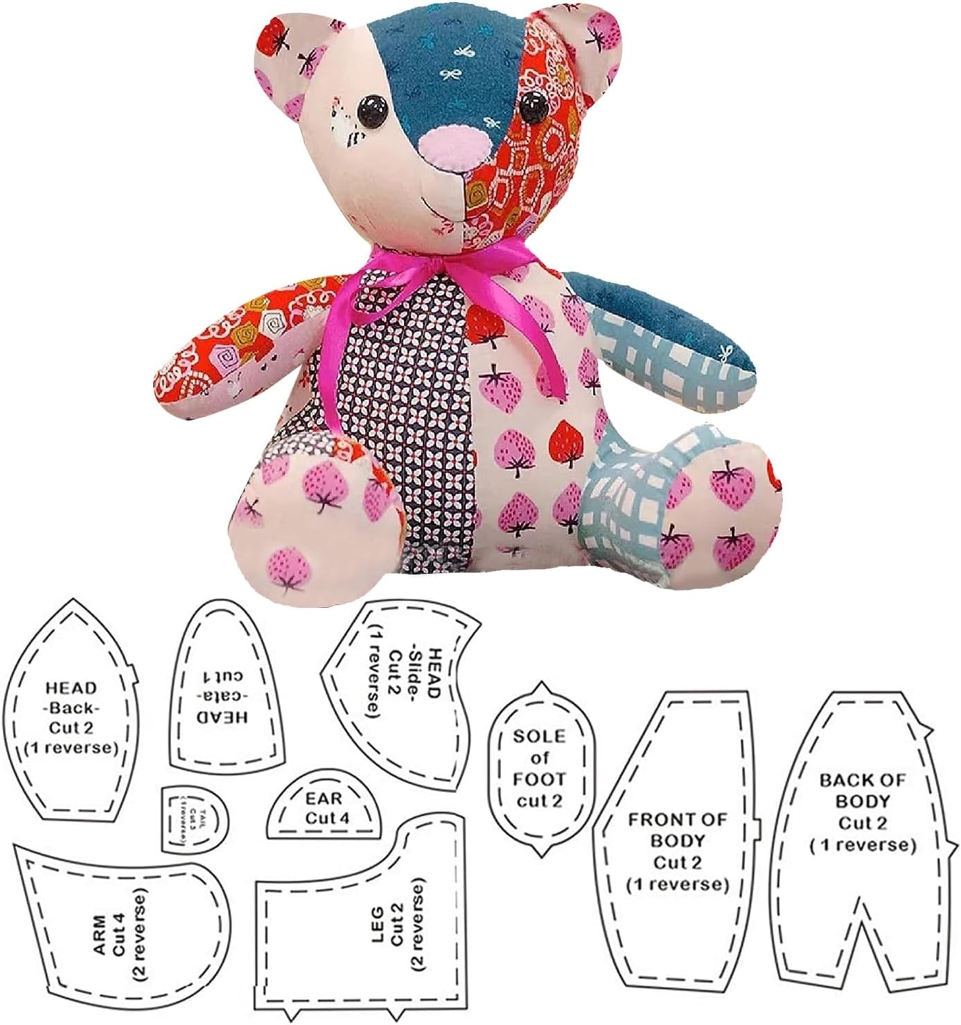Free Printable Teddy Memory Bear Pattern Easy Memory Bear Patterns 