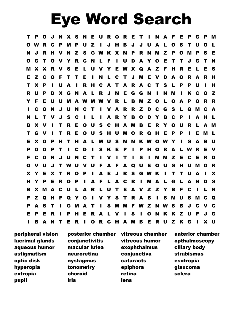Free Printable Word Search Mirror Eyes Download Free Printable 