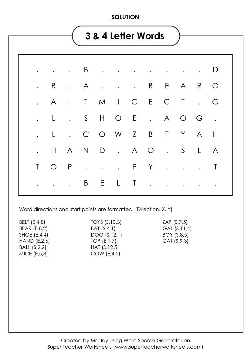 Printable Fill It In Puzzles Free Online