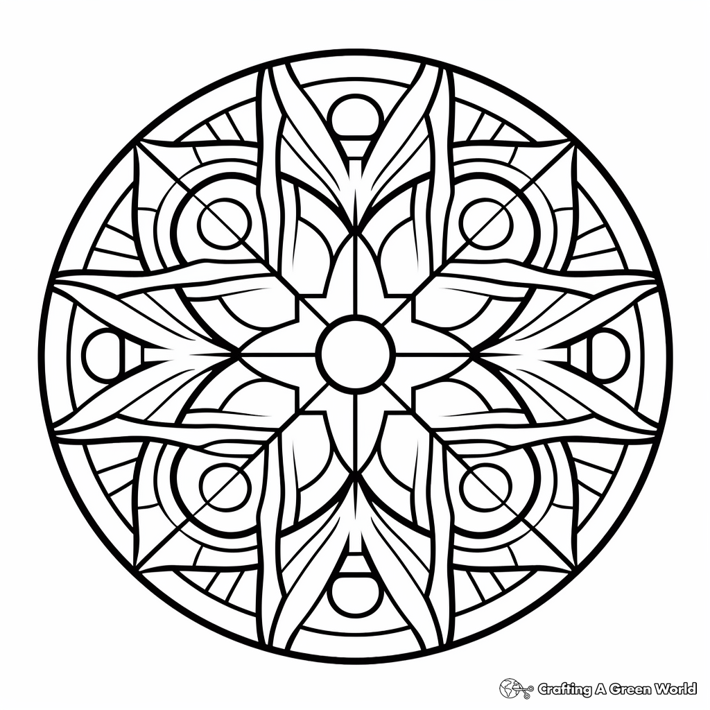 Geometric Triangle Coloring Pages Coloring Pages Simple Geometry 