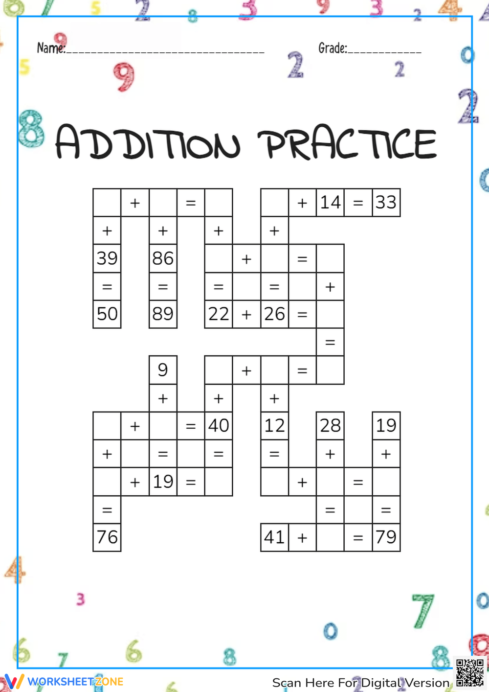 Crossword Puzzles 2nd Grade Printable
