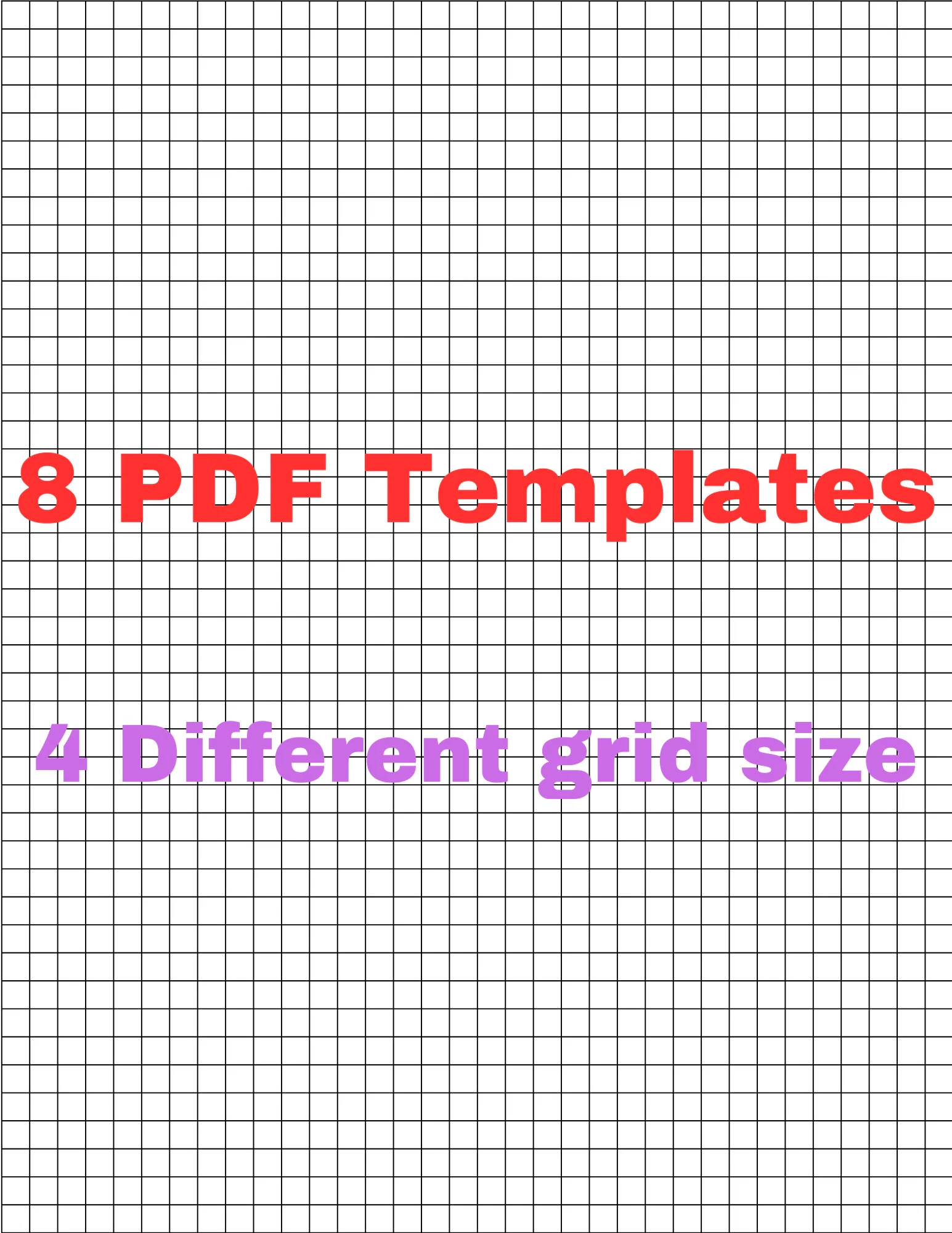 Graph Paper 1/4 Inch Printable