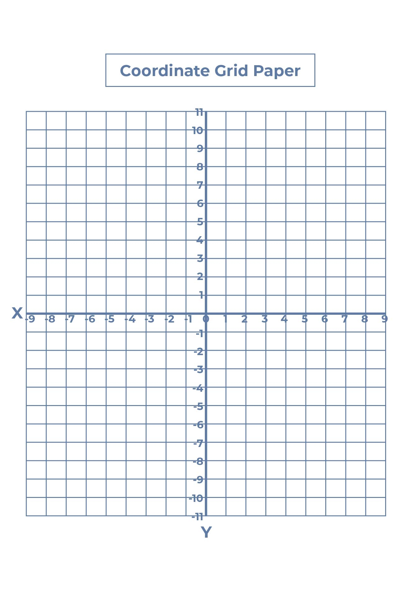 Graph Paper Printable With Axis