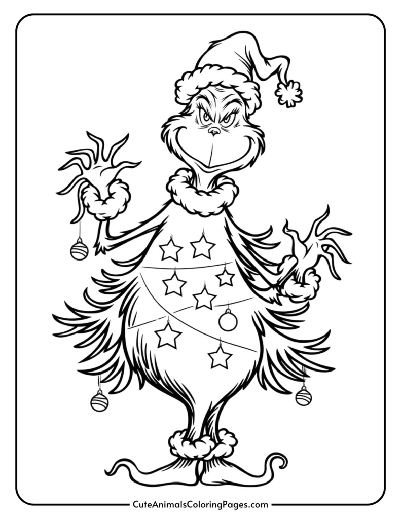 Grinch Printable Template