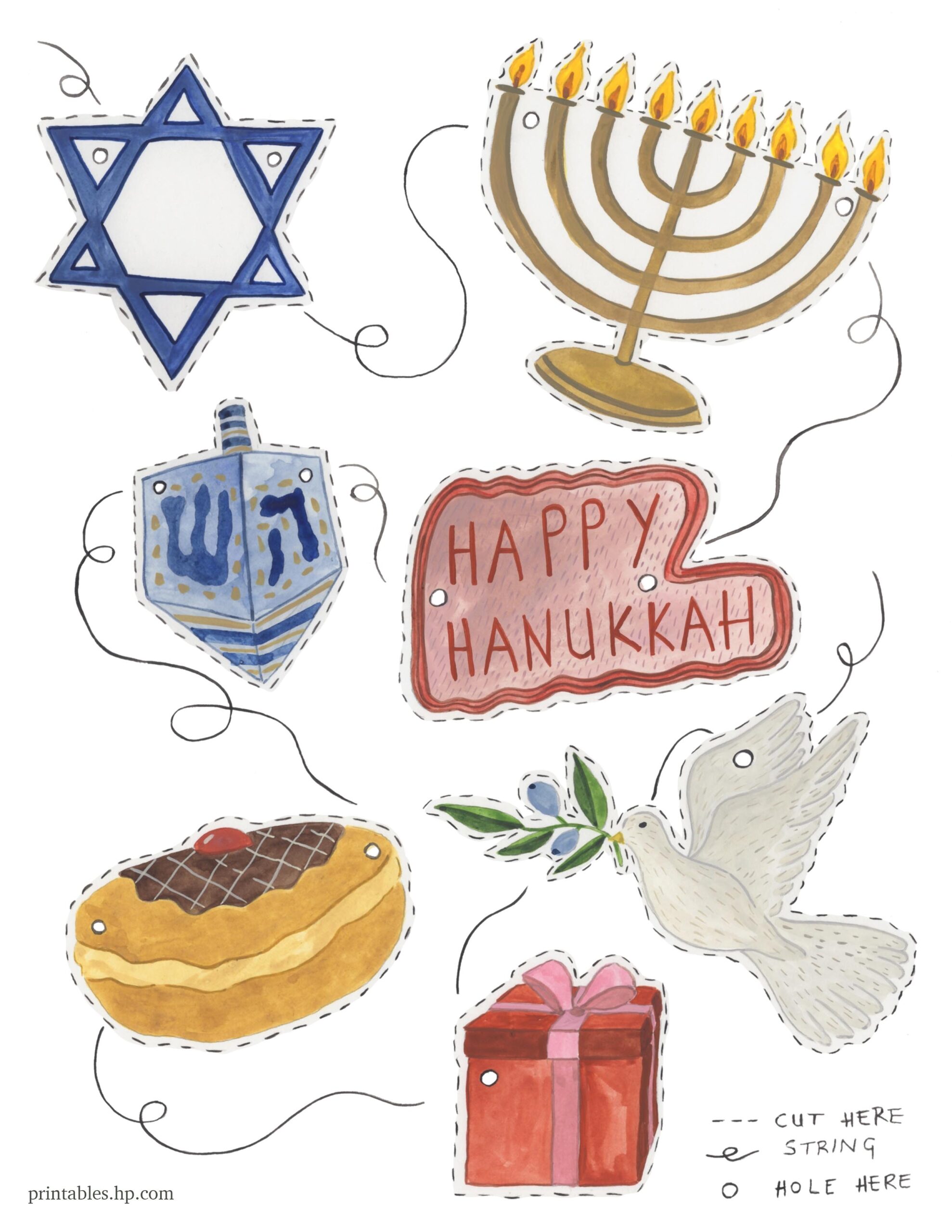 Hanukkah Crafts Printables Free Coloring Pages amp Learning 
