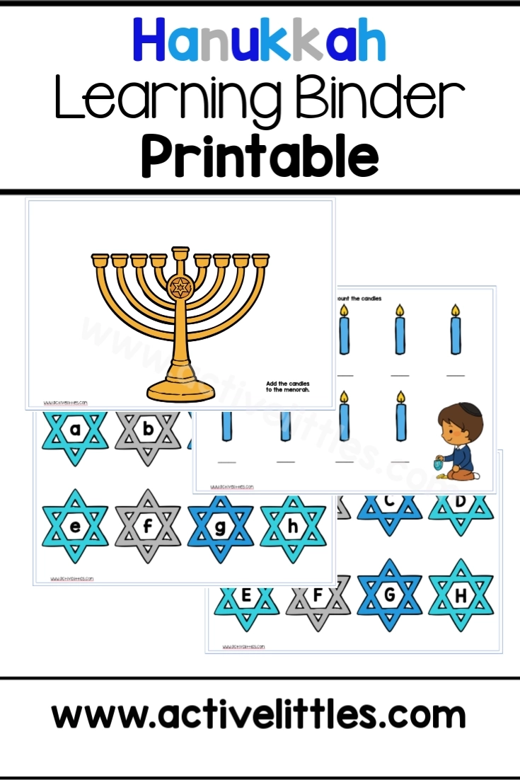Hanukkah Learning Binder Free Printable Active Littles