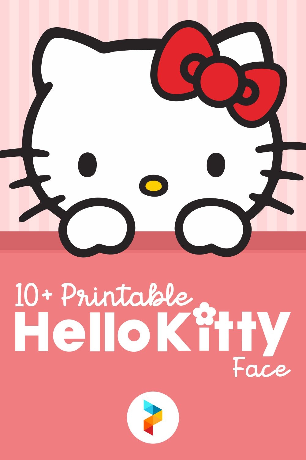 Hello Kitty Face 20 Free PDF Printables Printablee