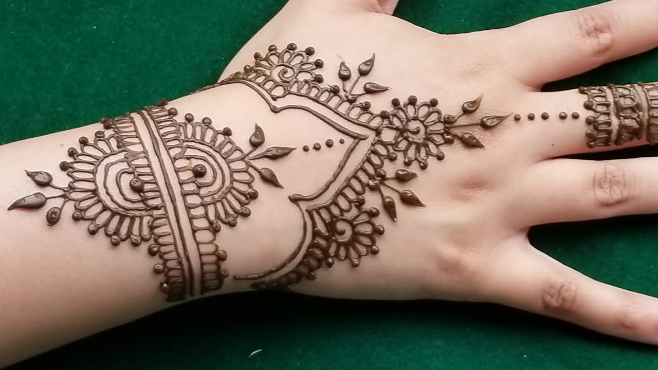 Easy Beginner Simple Henna Designs
