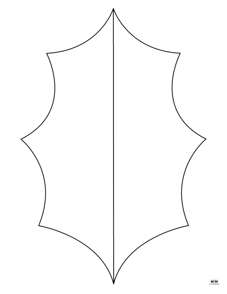 Holly Coloring Pages amp Templates FREE Printabulls