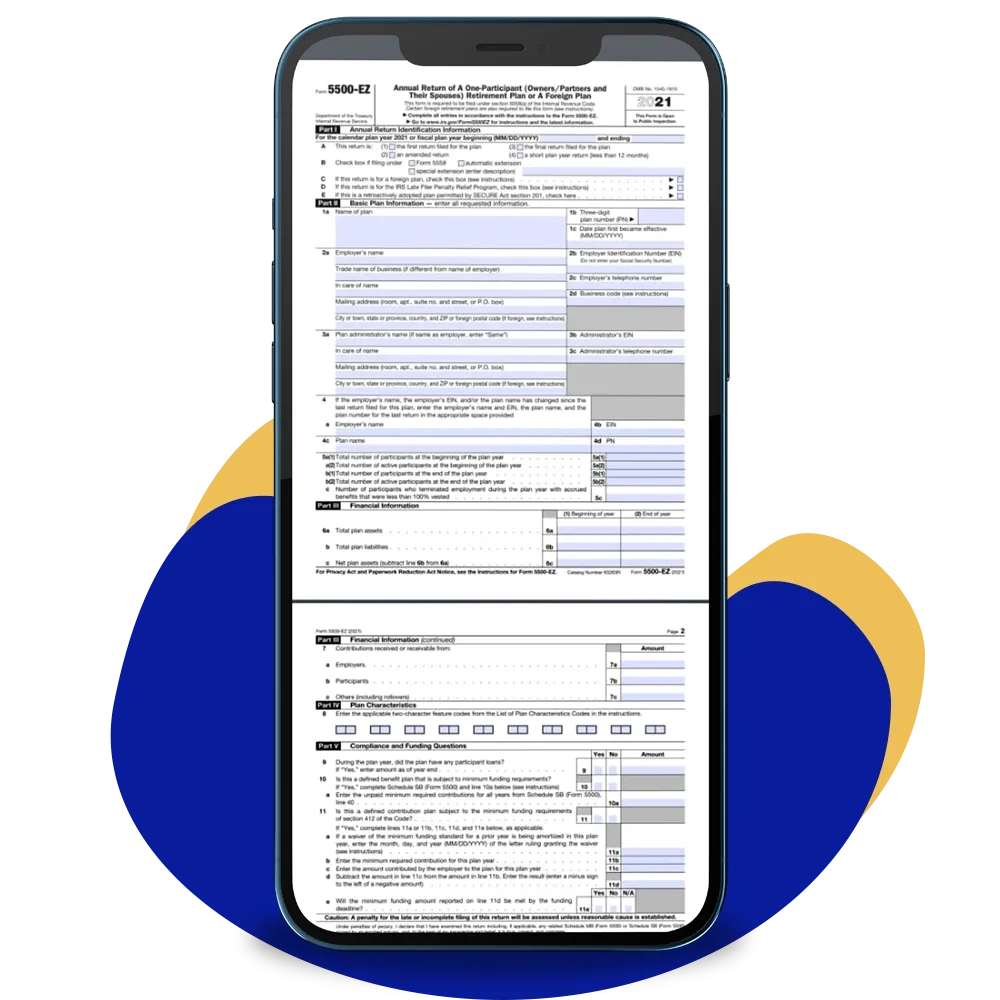 Irs Form 5500 Filing Search