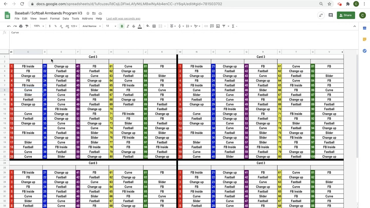 How To Create Baseball Softball Call sheet And Armband Software Www coachingtimesavers