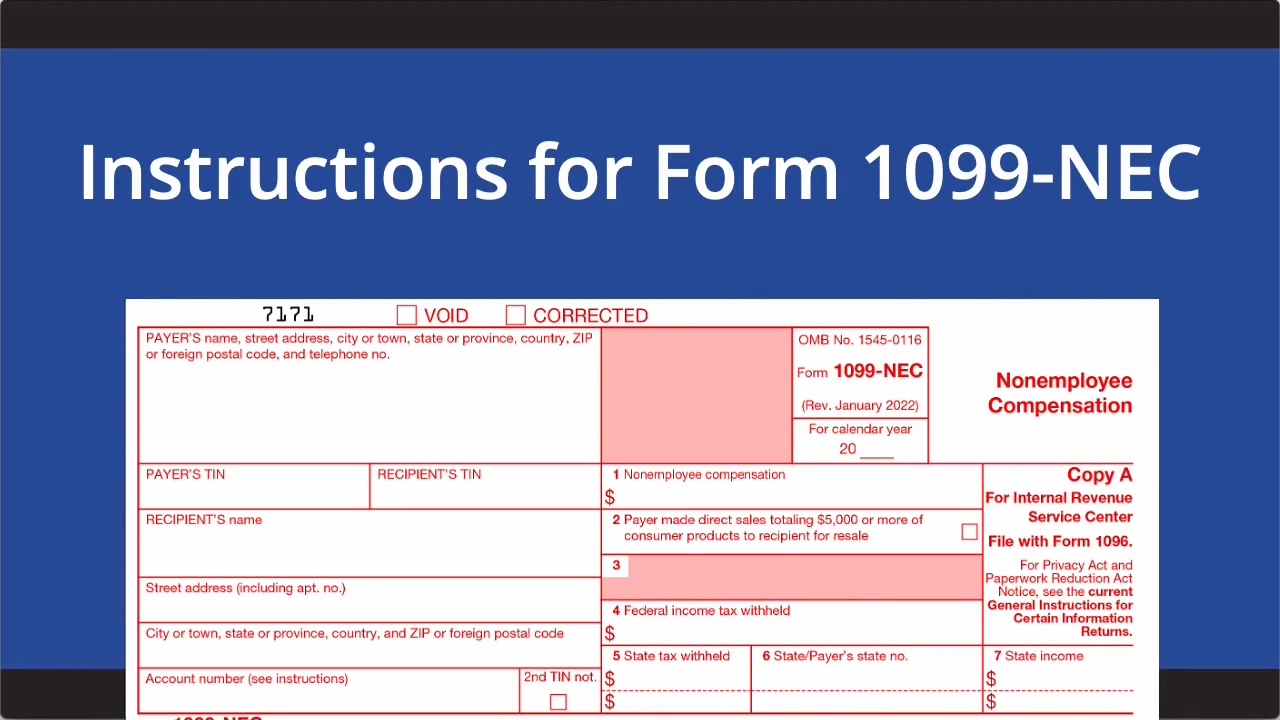 Form 1099 Nec Irs Order Online