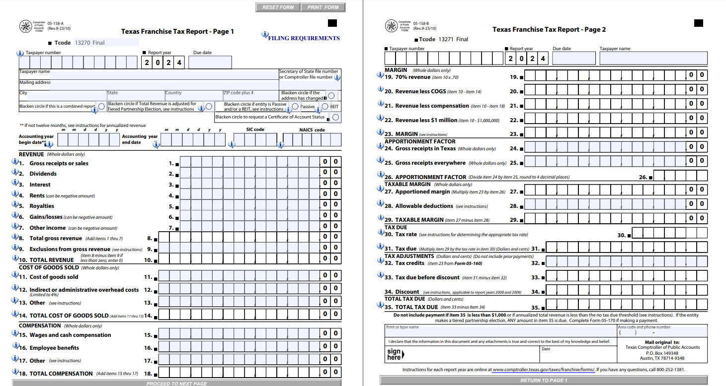 How To File Texas Franchise Tax Step by Step Guide For ECommerce