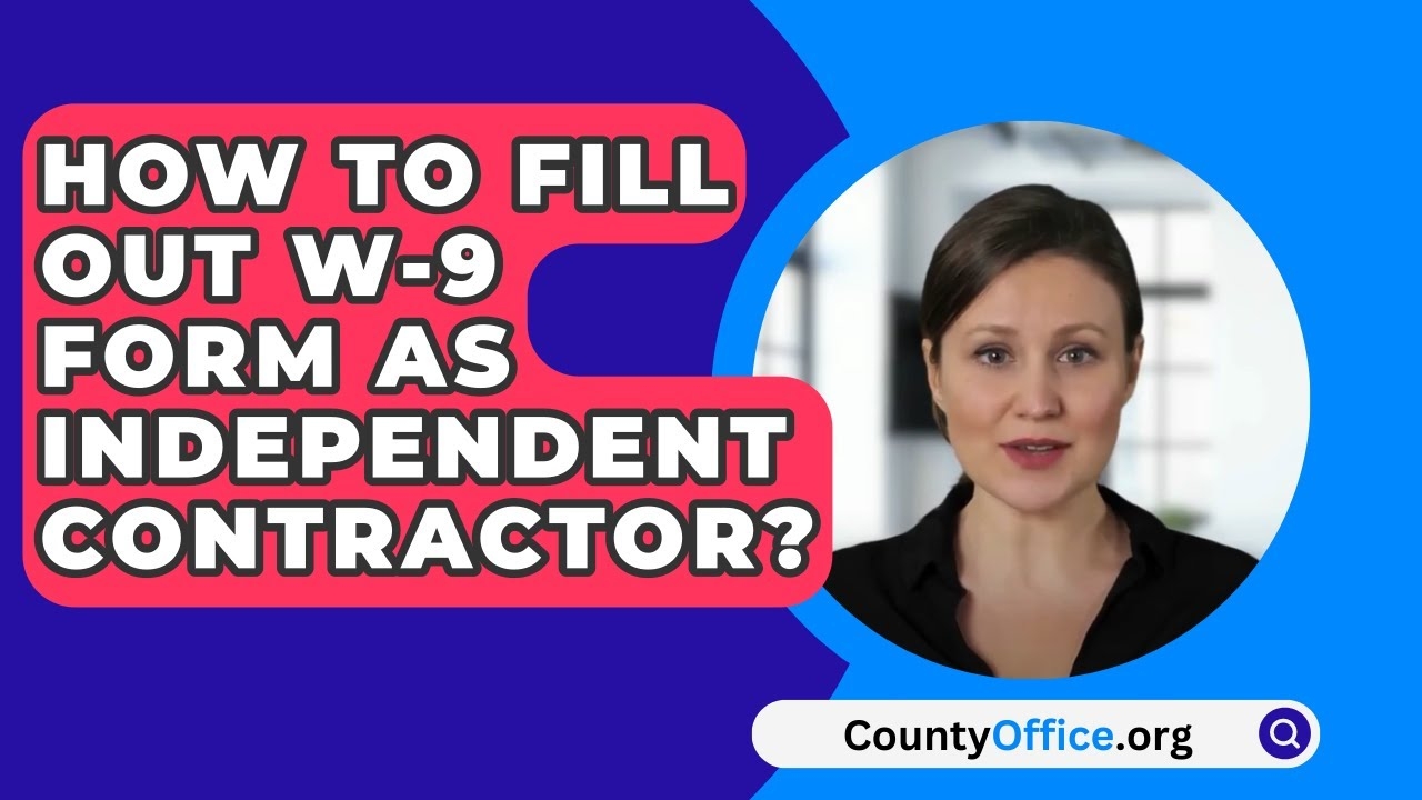 W-9 Form Independent Contractor