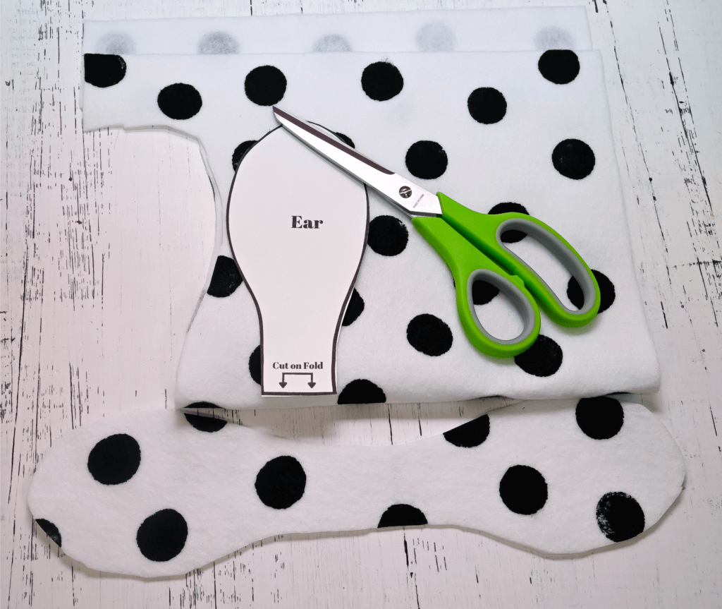 Free Printable Dalmatian Ears Template