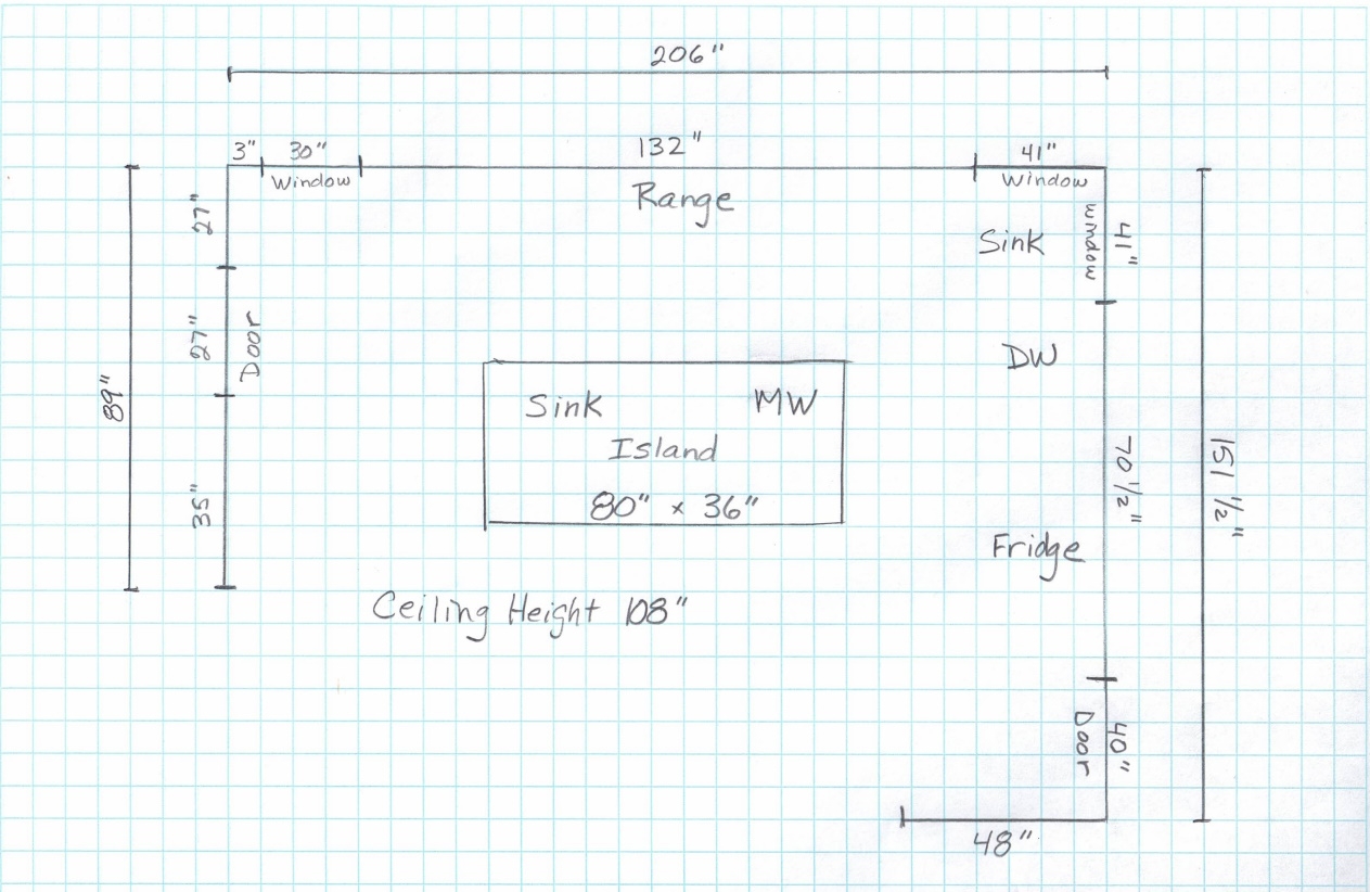 Printable Kitchen Design Graph Paper
