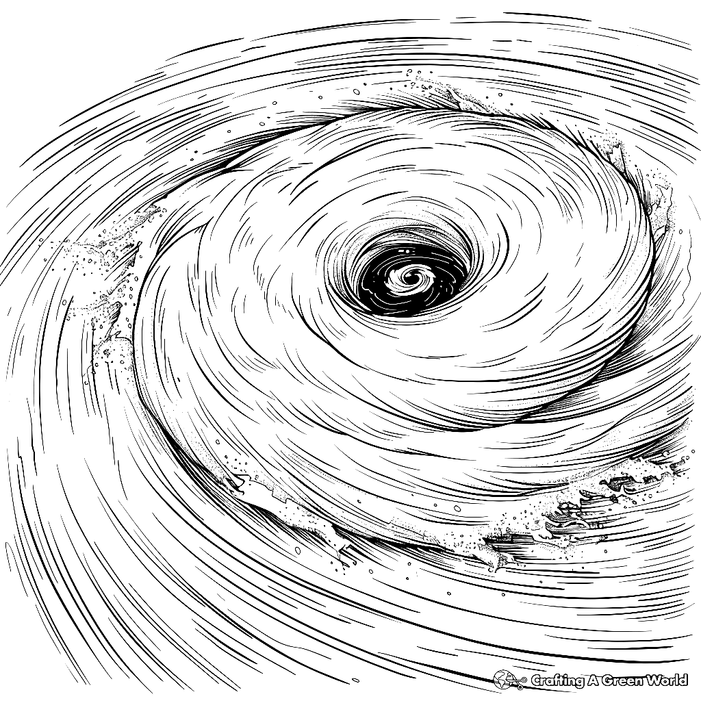 Hurricane Coloring Pages Free amp Printable 