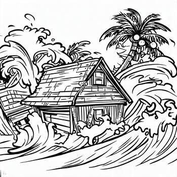 Hurricane Helene Impact Coloring Sheets Coloring Pages For 